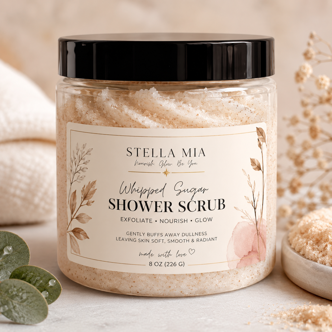 Stella Mia Whipped Sugar Shower Scrub